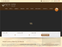 Tablet Screenshot of lunahotel.net